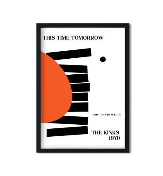This time tomorrow abstract Giclée Art Print