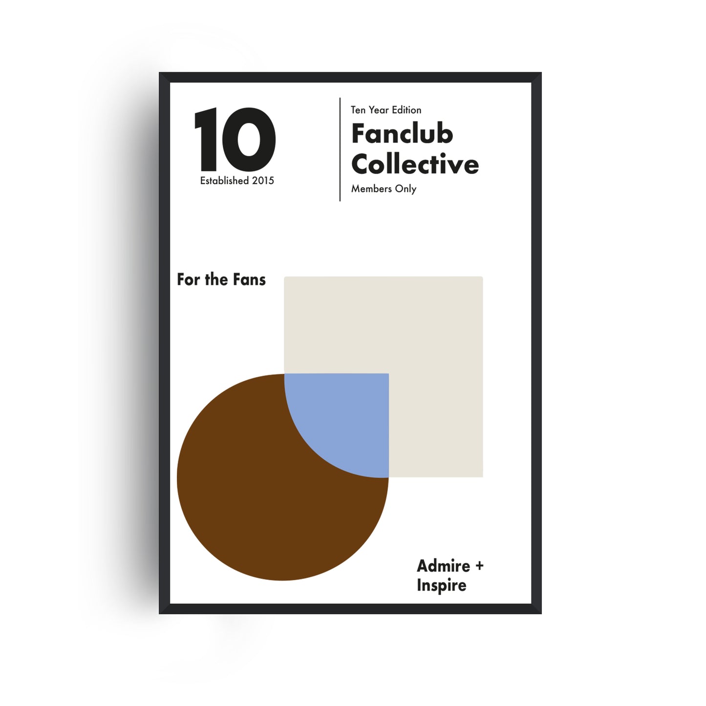 Fanclub Core 10 year Retro Giclée Art Print