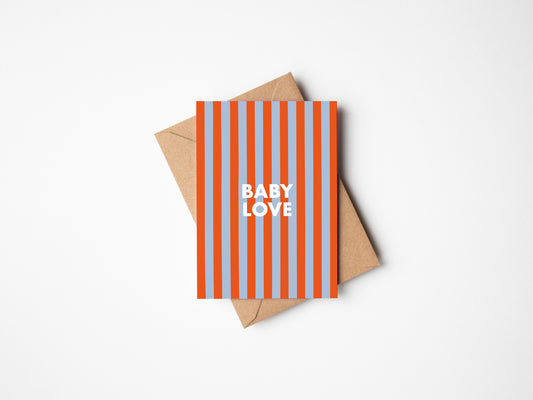 Baby Love Greetings Card