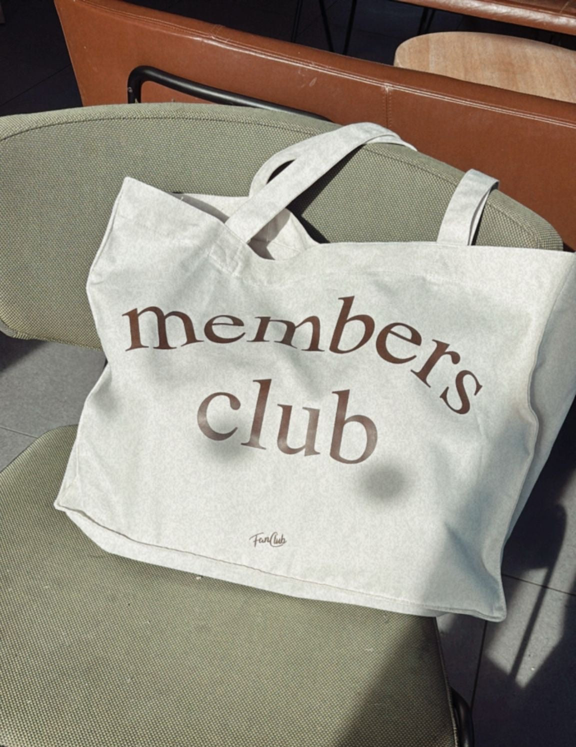 The Members Club Oversized Tote bag
