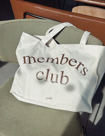 The Members Club Oversized Tote bag