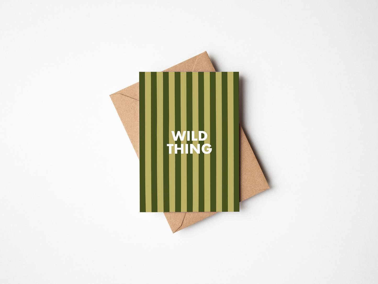 Wild Thing Greetings Card