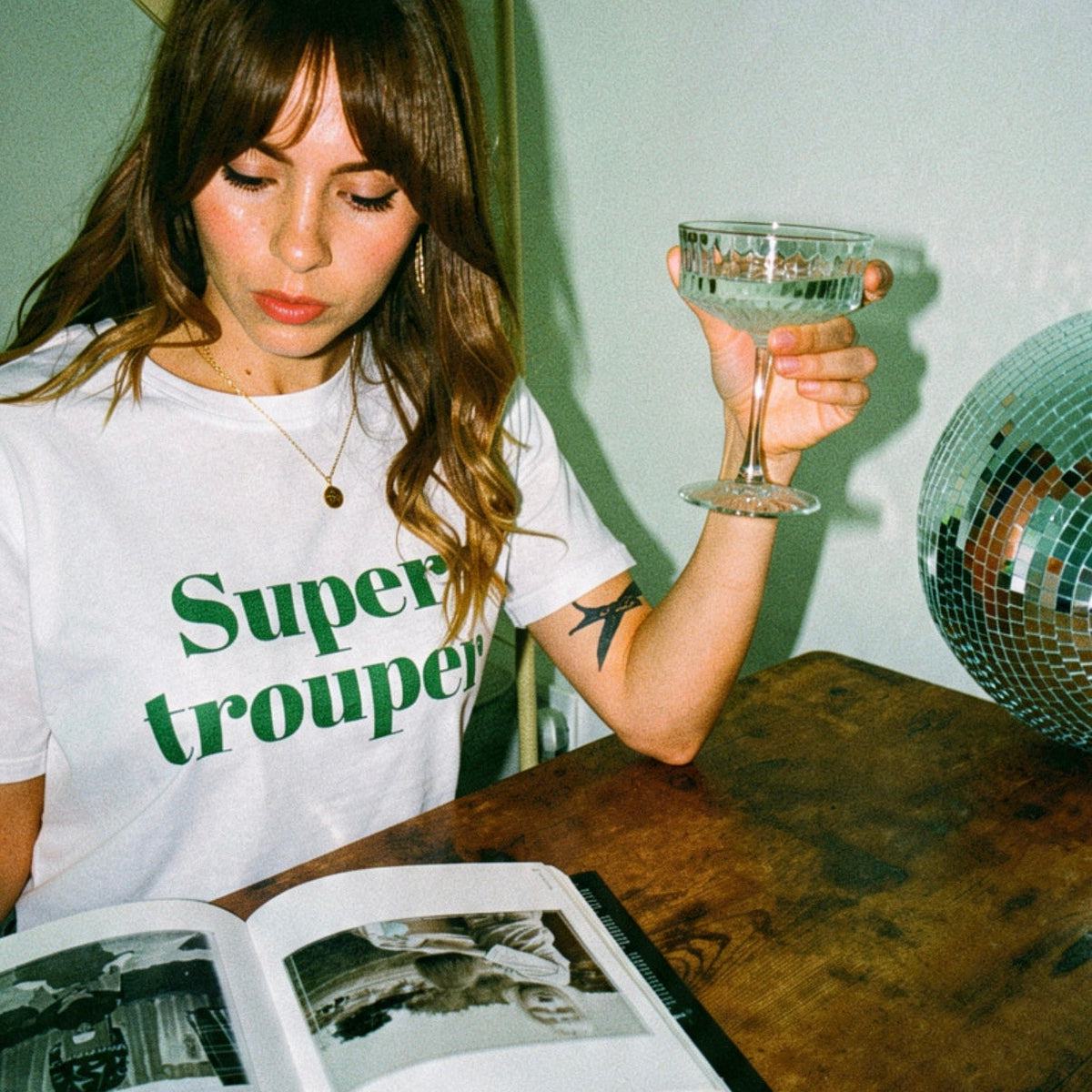 Super Trouper retro slogan t-shirt