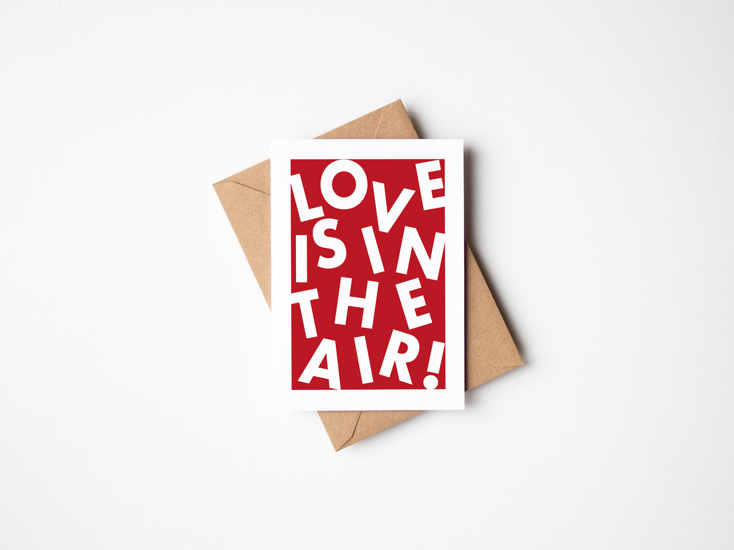 Love Is In The Air Greetings Card