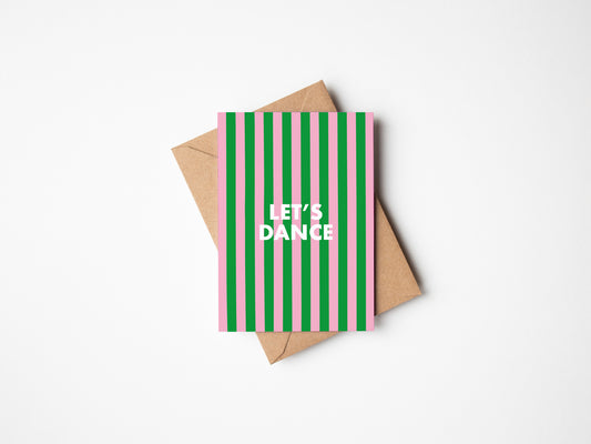 Let's Dance Greetings Card