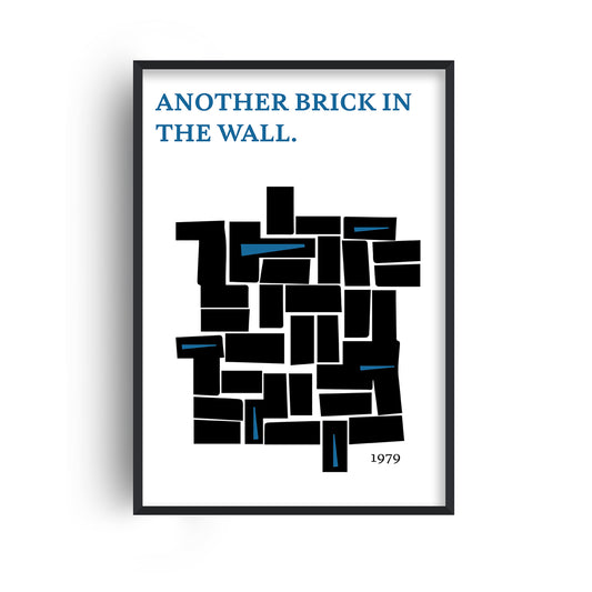 Another Brick in The Wall Giclée retro Art Print