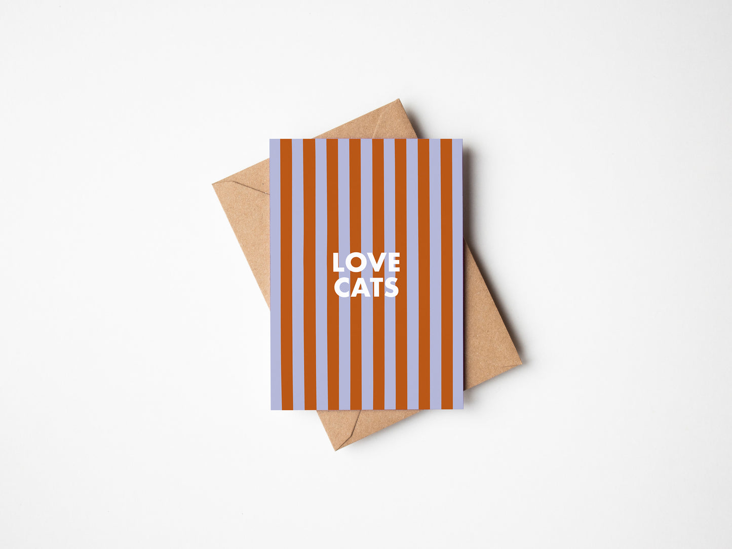 Love Cats Greetings Card