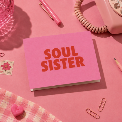 Soul Sister Playful Greetings Card