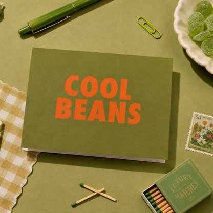 Cool Beans Greetings Card