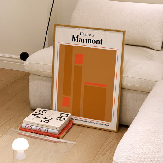 Chateau Marmont Giclée retro Art Print