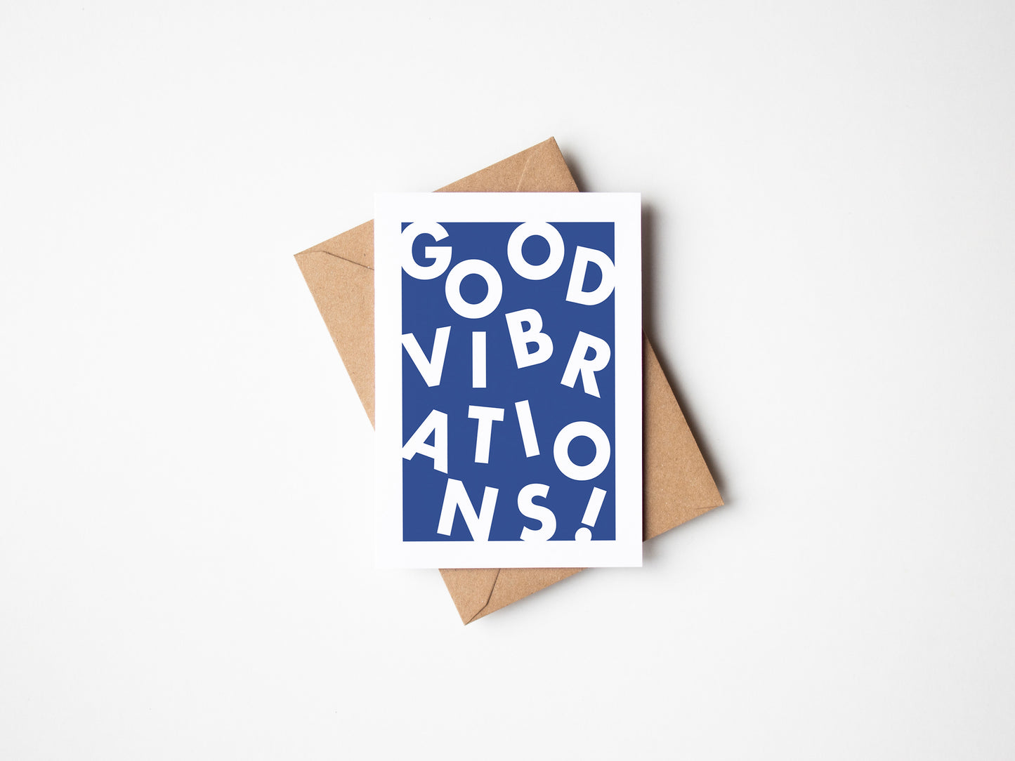 Good Vibrations Greetings Card
