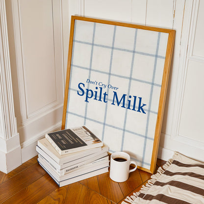 Don't Cry Over Spilt Milk Giclée Art Print