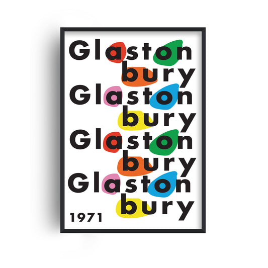 Festival Series No. 2 | Glastonbury (1970) Art Print