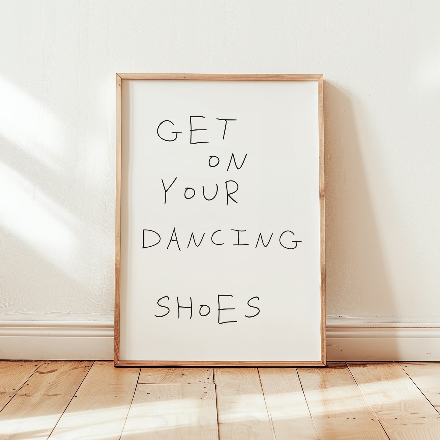 Get On Your Dancing Shoes Retro Music Giclée Art Print