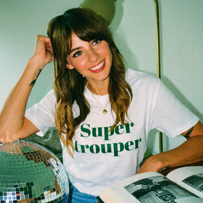 Super Trouper retro slogan t-shirt