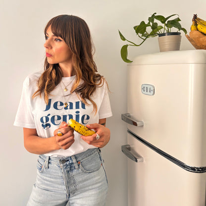 Jean Genie retro slogan t-shirt
