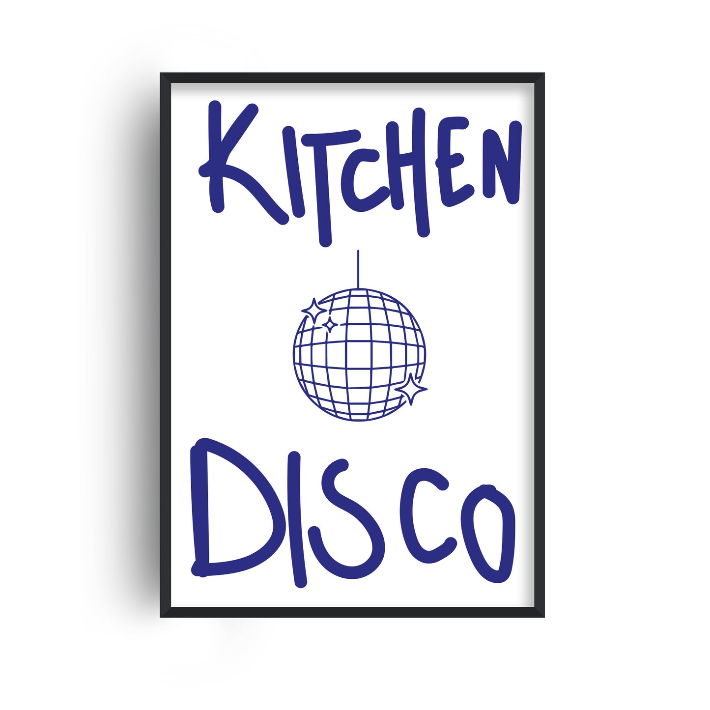 Kitchen Disco Retro Giclée Art Print