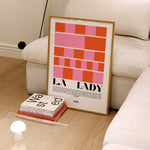 LA lady Giclée retro Art Print