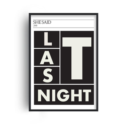 Last Night Giclée Art Print