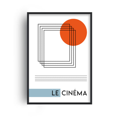 Le Cinèma French Abstract Giclée Art Print
