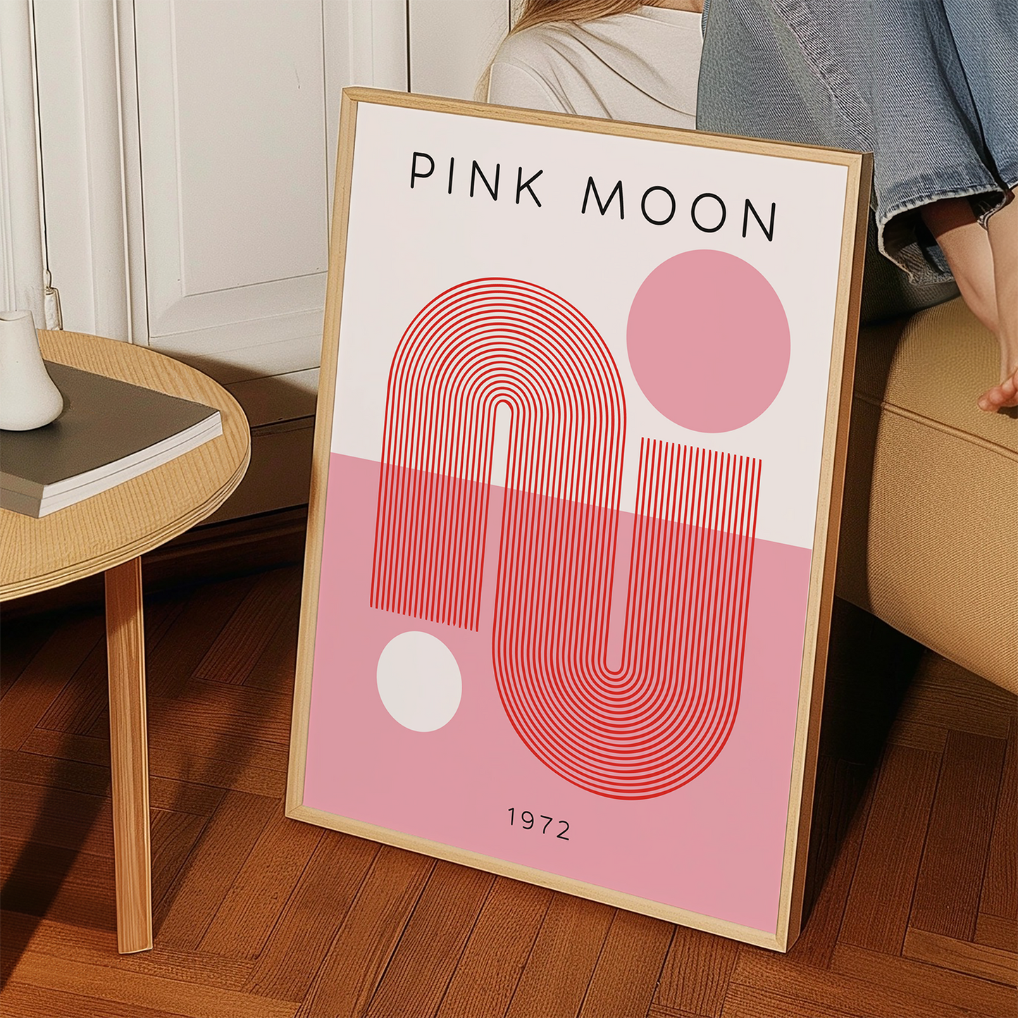 Pink Moon Music Inspired Giclée Art Print
