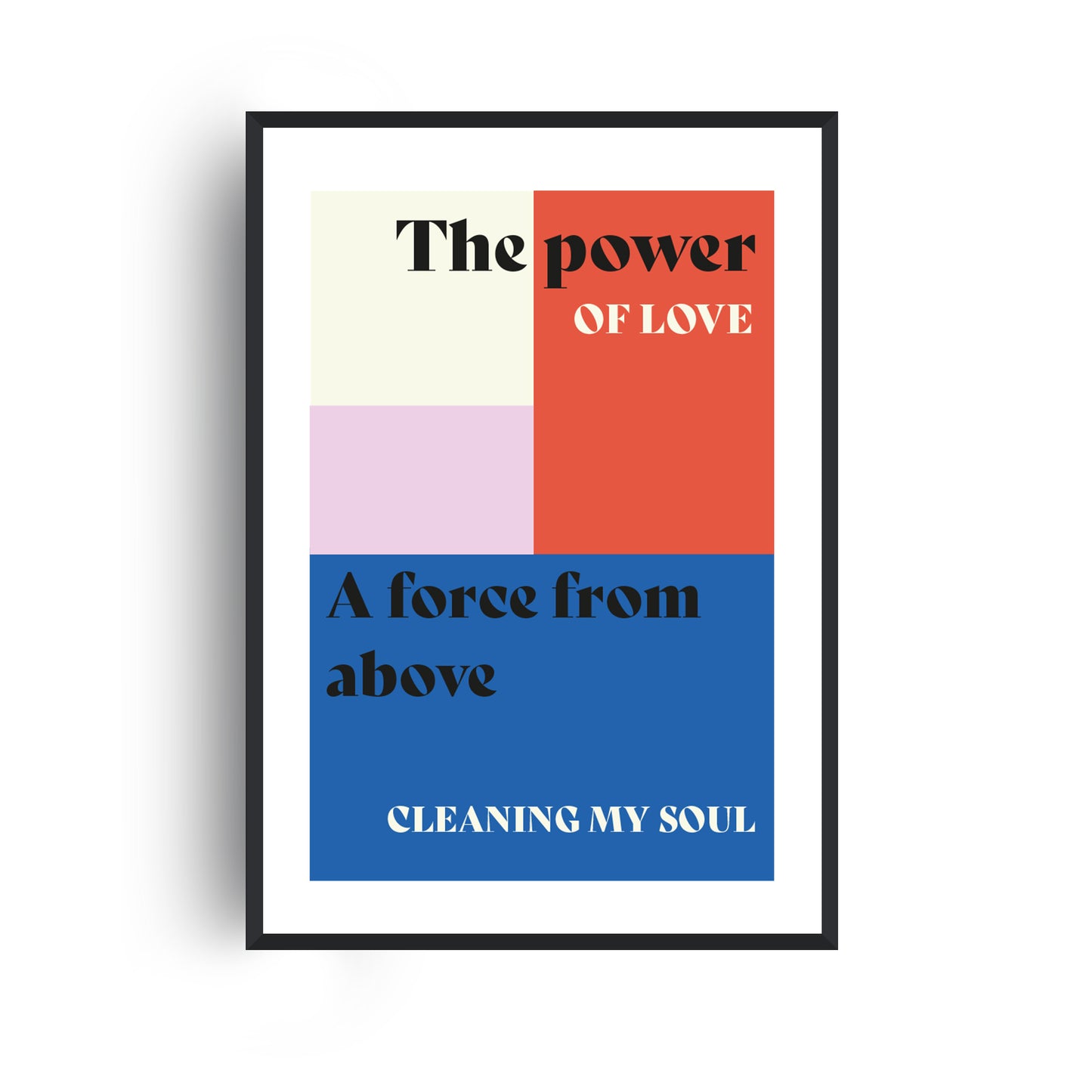 Power Of Love Retro Music Giclée Art Print