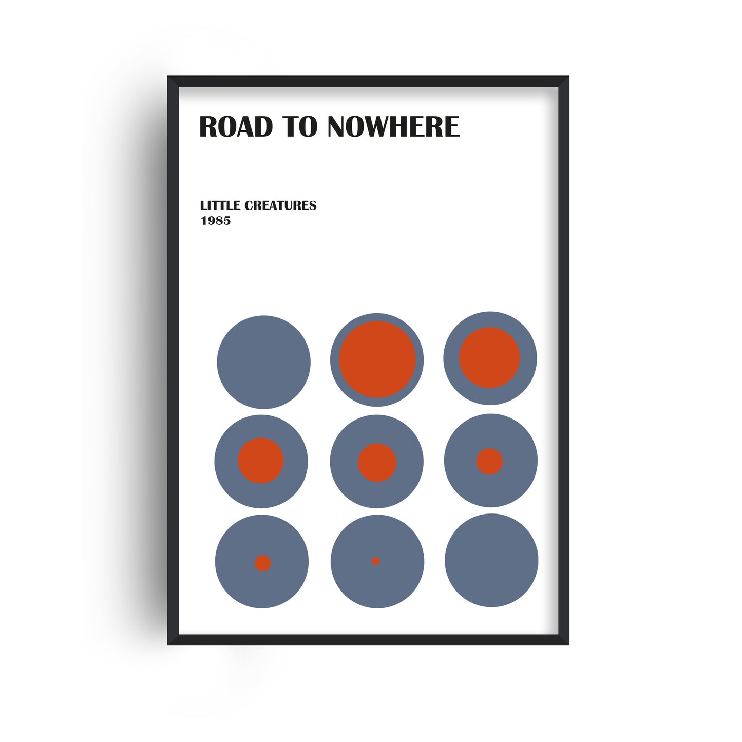 Road To Nowhere Giclée retro Art Print