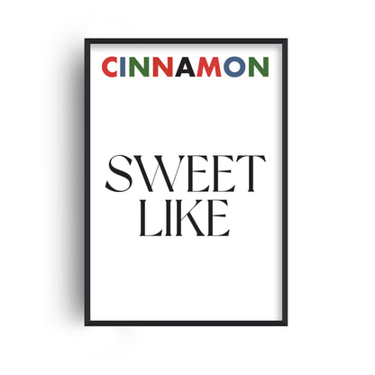 Sweet Like Cinnamon Retro Music Giclée Art Print