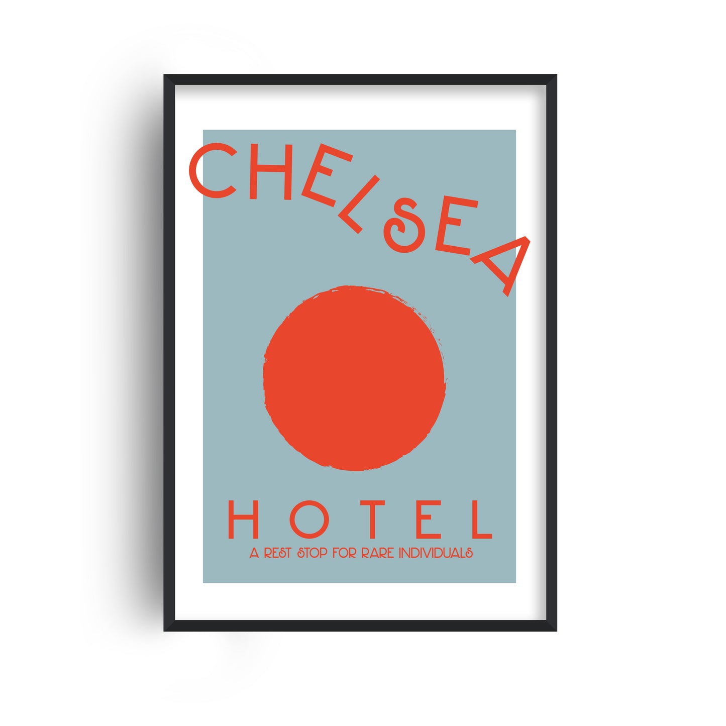 Chelsea Hotel charity retro Art Print