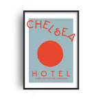 Chelsea Hotel charity retro Art Print