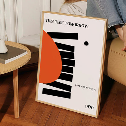 This time tomorrow abstract Giclée Art Print