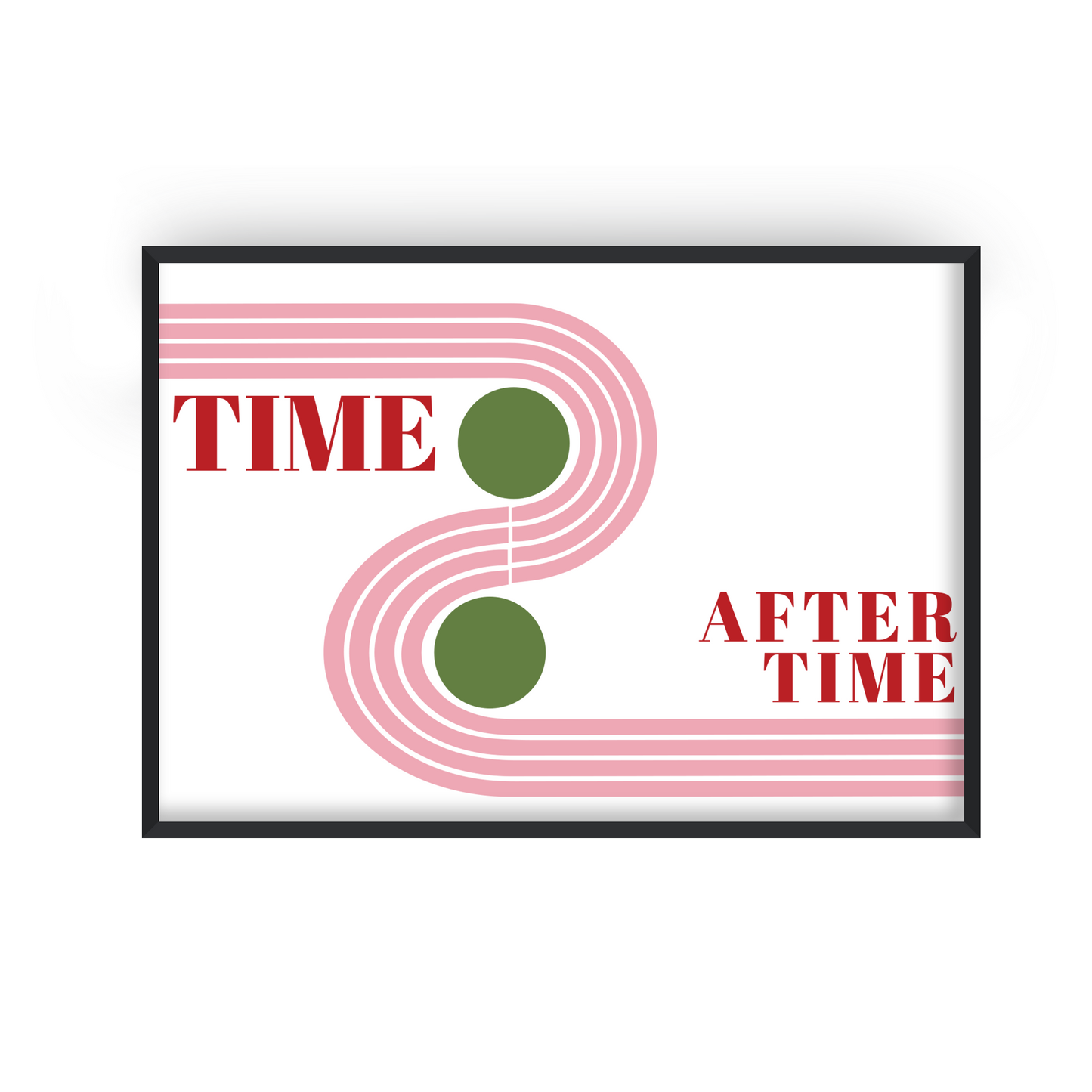 Time after Time Retro Music Giclée Art Print