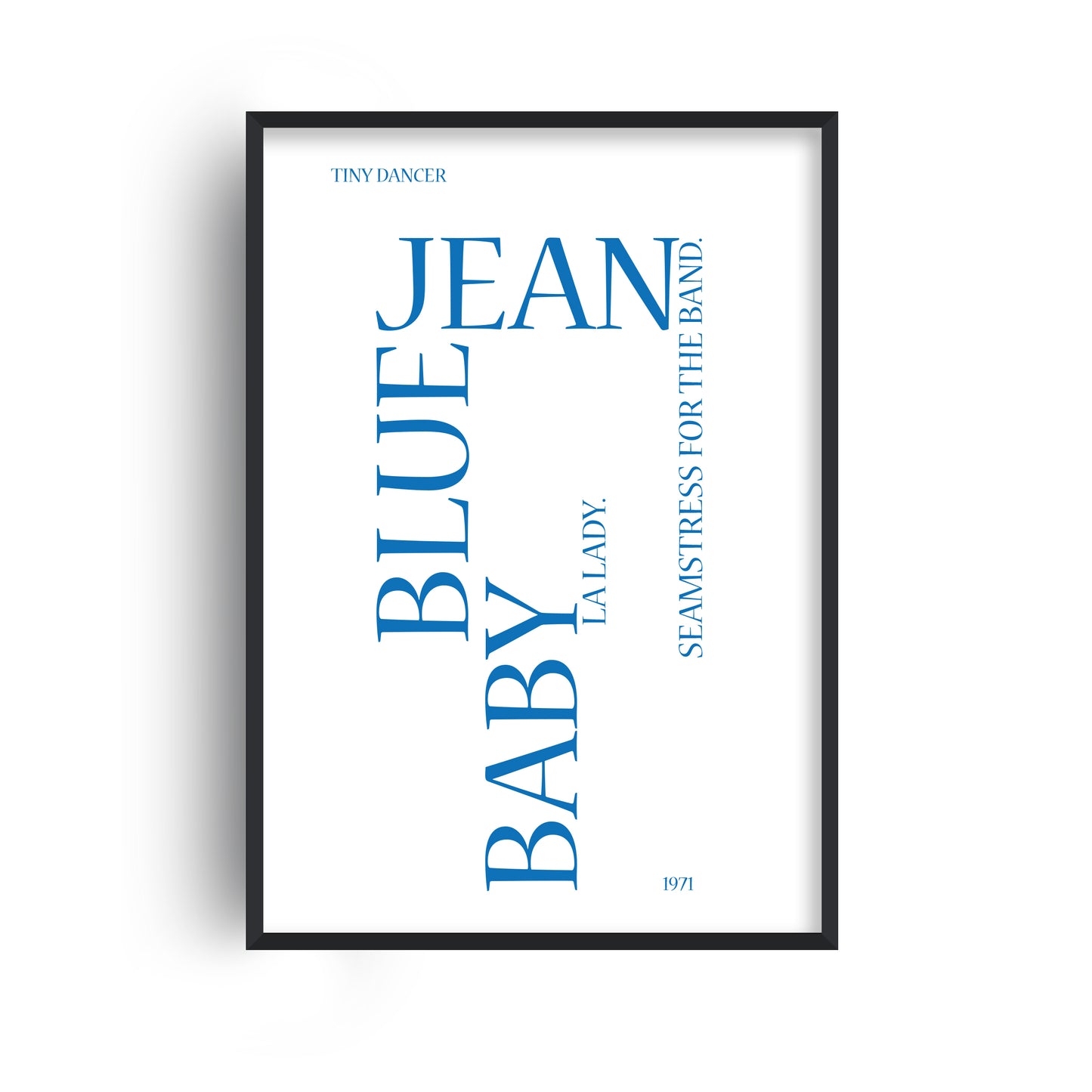 Tiny Dancer Elton John Music Inspired Giclée Art Print