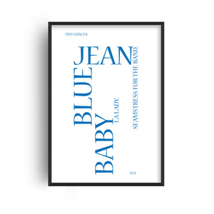 Tiny Dancer Elton John Music Inspired Giclée Art Print