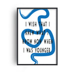 When I Was Older The Faces Music Inspired Giclée Art Print
