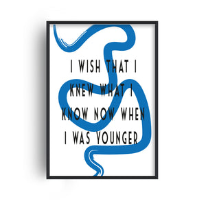 When I Was Older The Faces Music Inspired Giclée Art Print