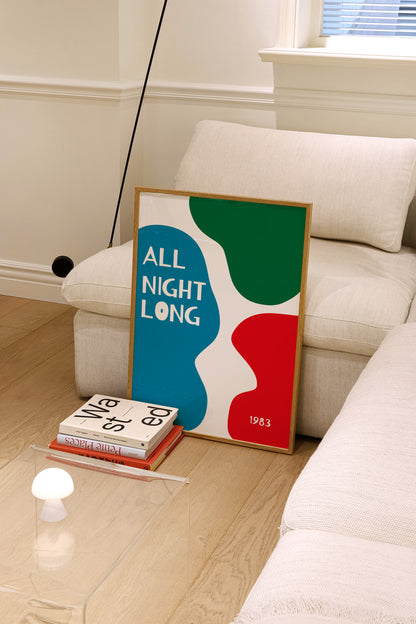 SECONDS SALE All Night Long Giclée Art Print