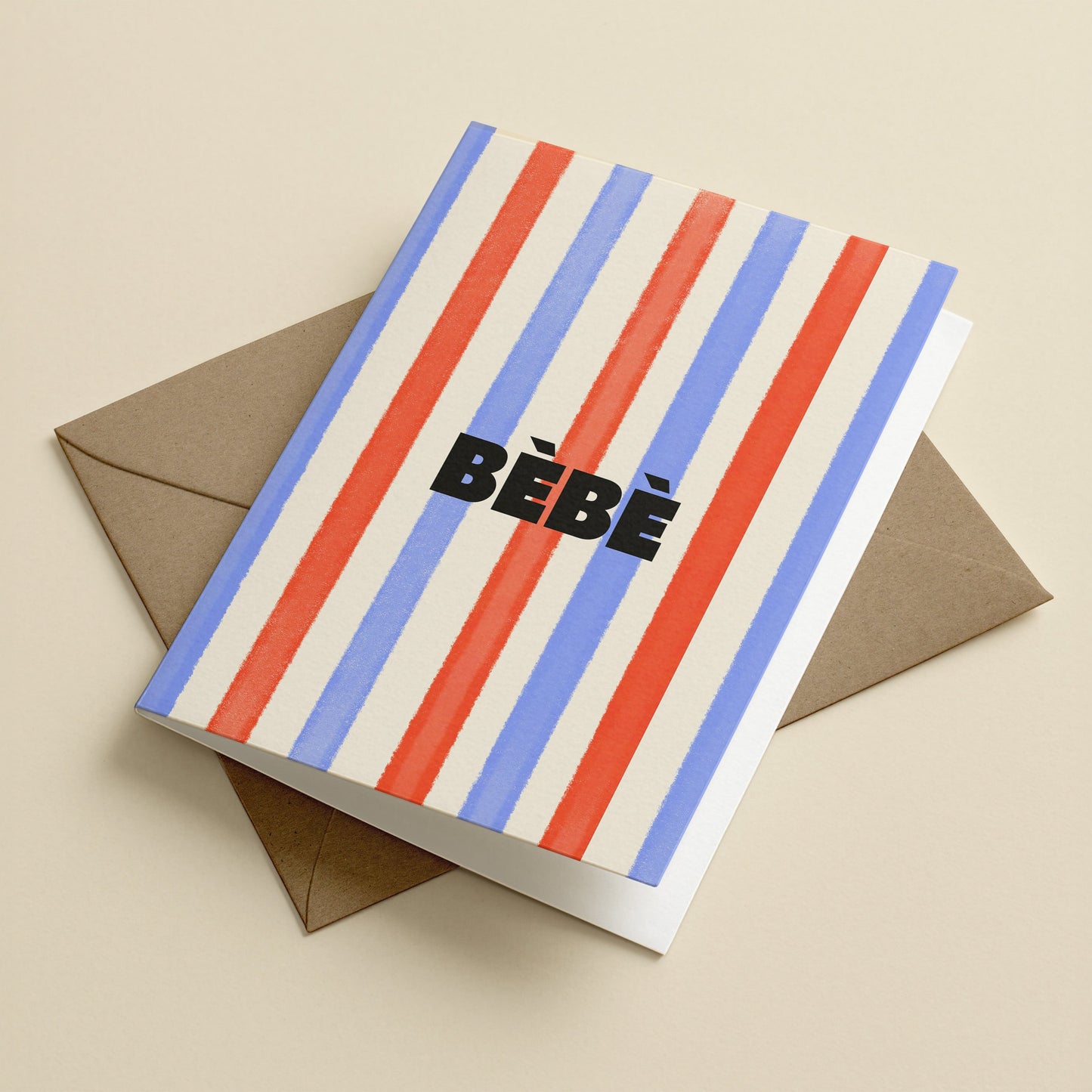 Bèbé Baby Greetings Card