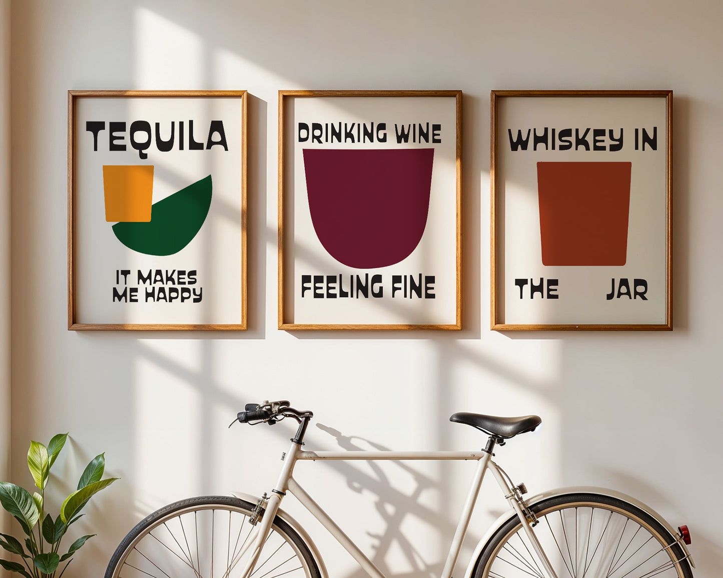 Drinking Wine Feeling Fine Retro Music Giclée Art Print