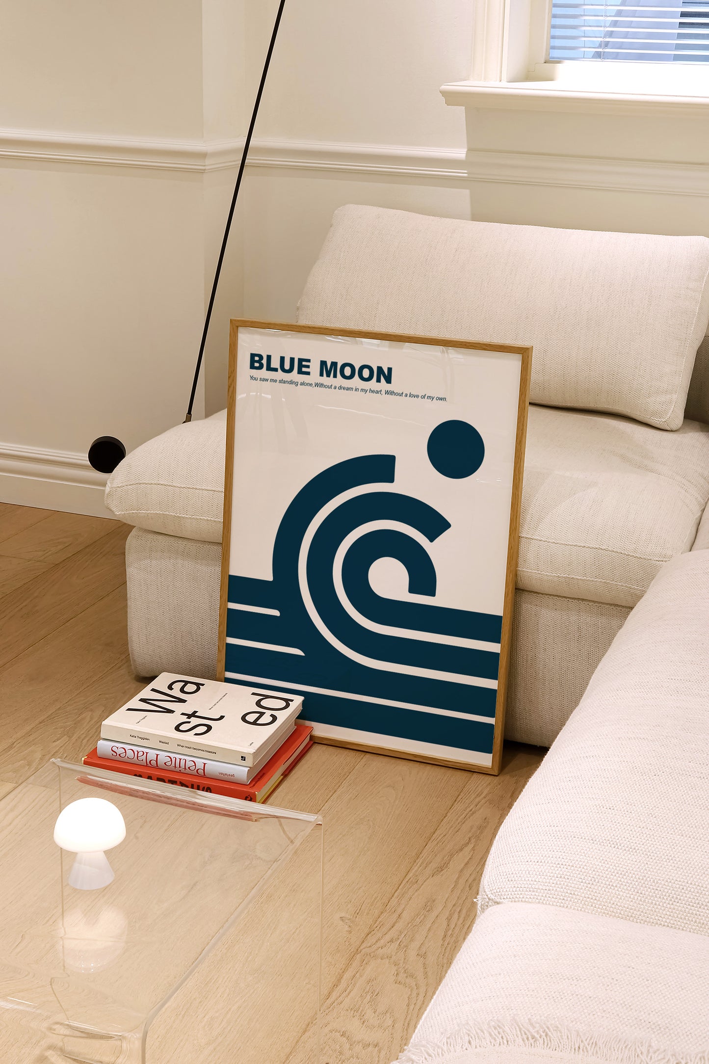 Blue Moon Manchester City Football Fanclub Giclée Art Print