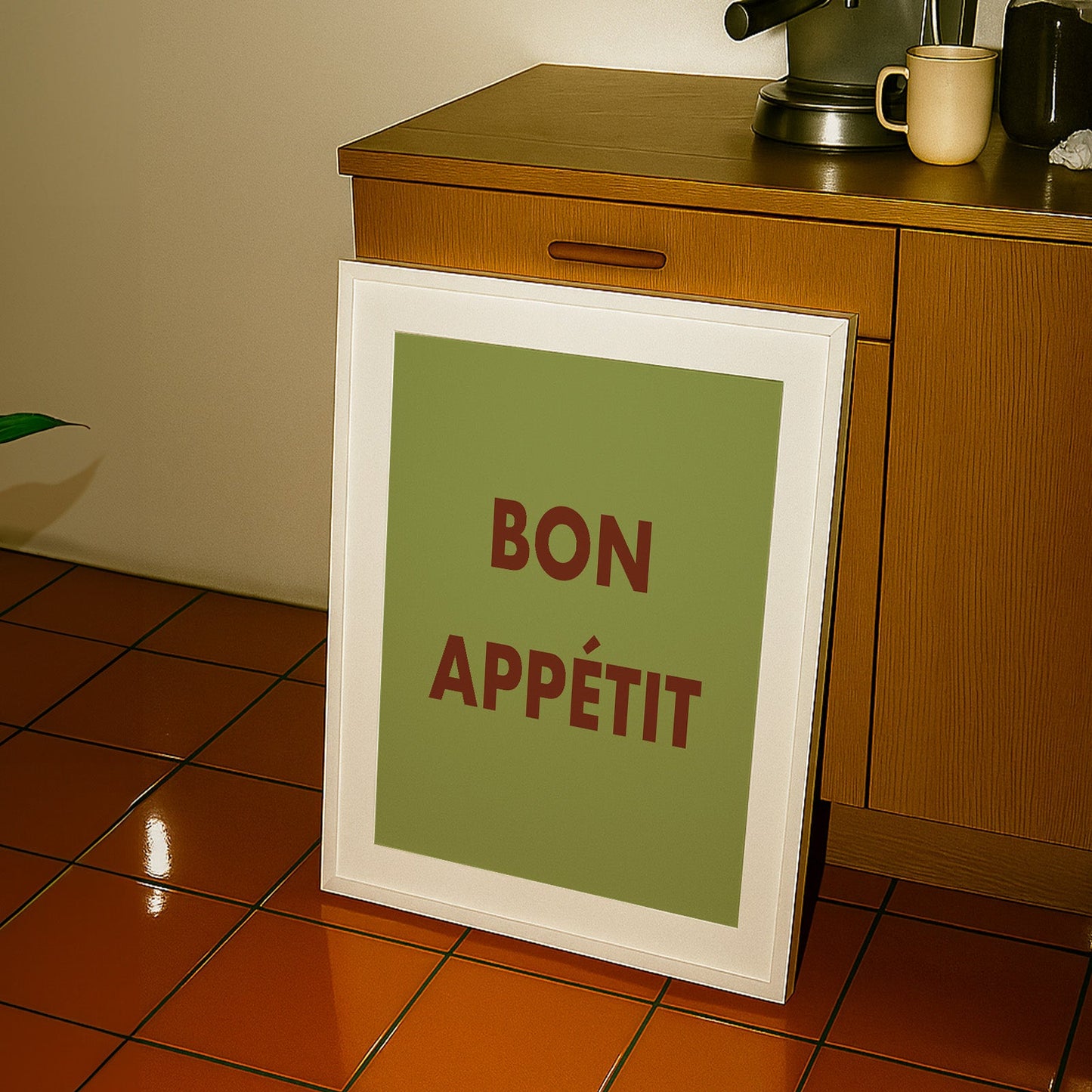 Bon Appetit French Retro Giclée Art Print