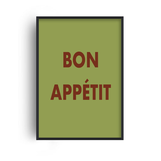 Bon Appetit French Retro Giclée Art Print