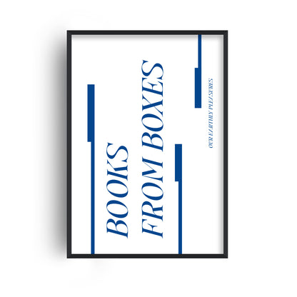 Books From Boxes Giclée Art Print