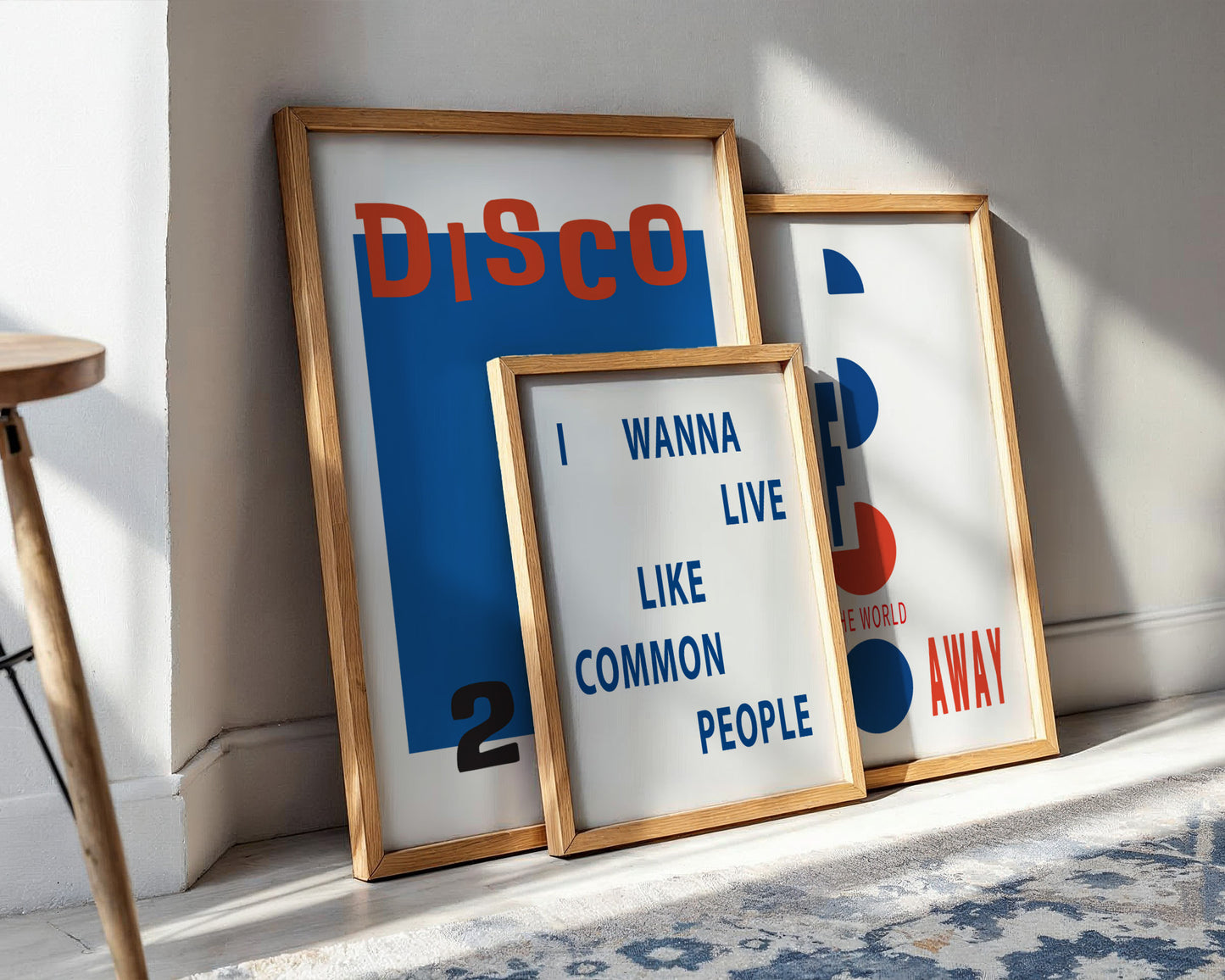 The Britpop Music Art Print Gift Set (Set of 3)