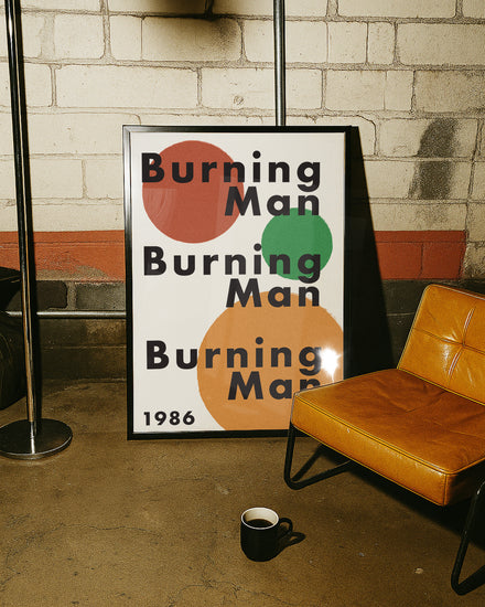 Festival Series No. 3 | Burning Man (1986) Art Print