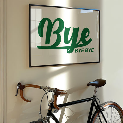 Bye Bye Bye Retro Music Giclée Art Print