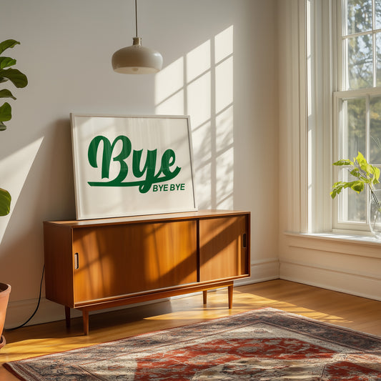 Bye Bye Bye Retro Music Giclée Art Print