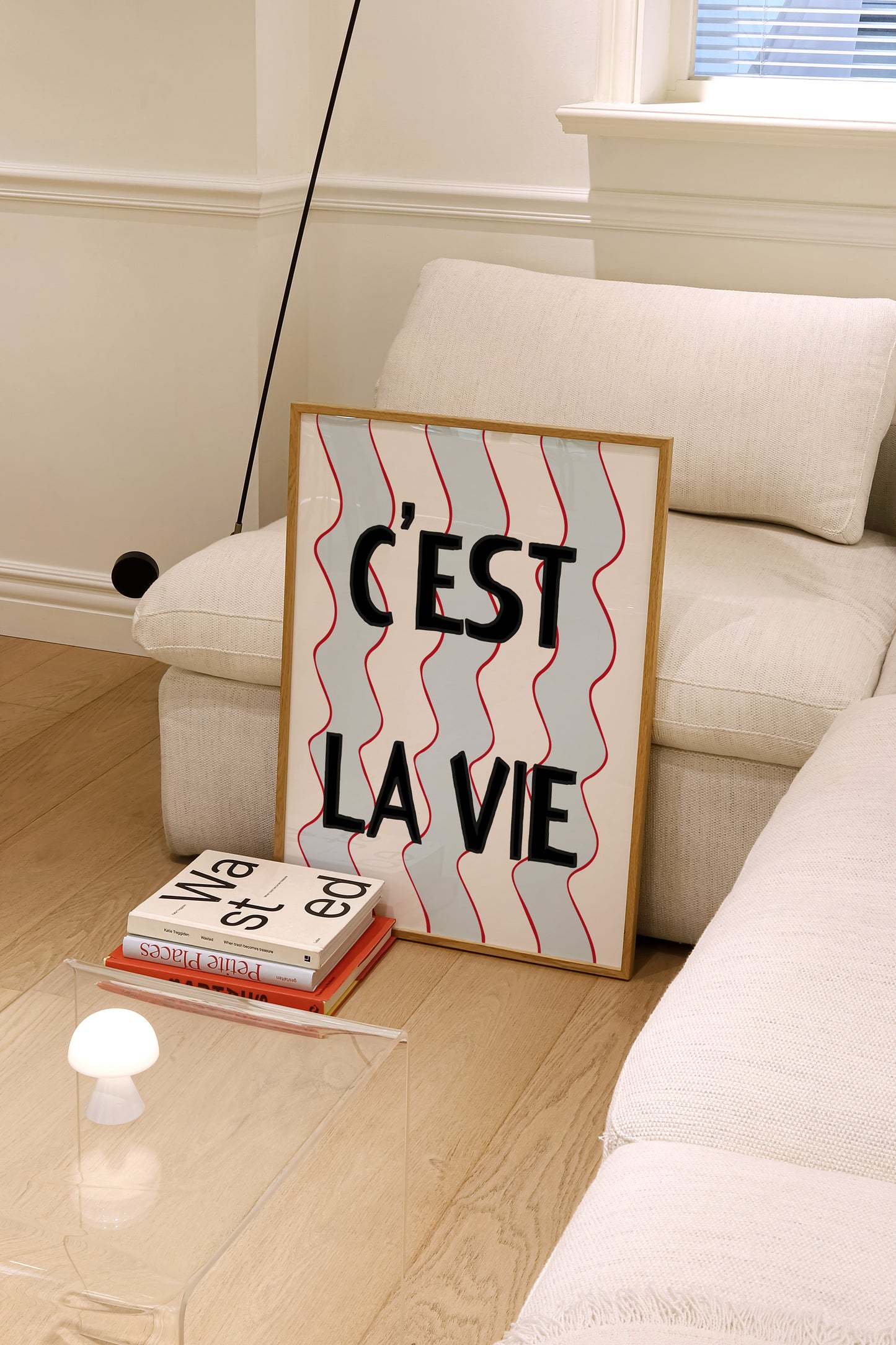 C'est Lie Vie French Retro Giclée Art Print
