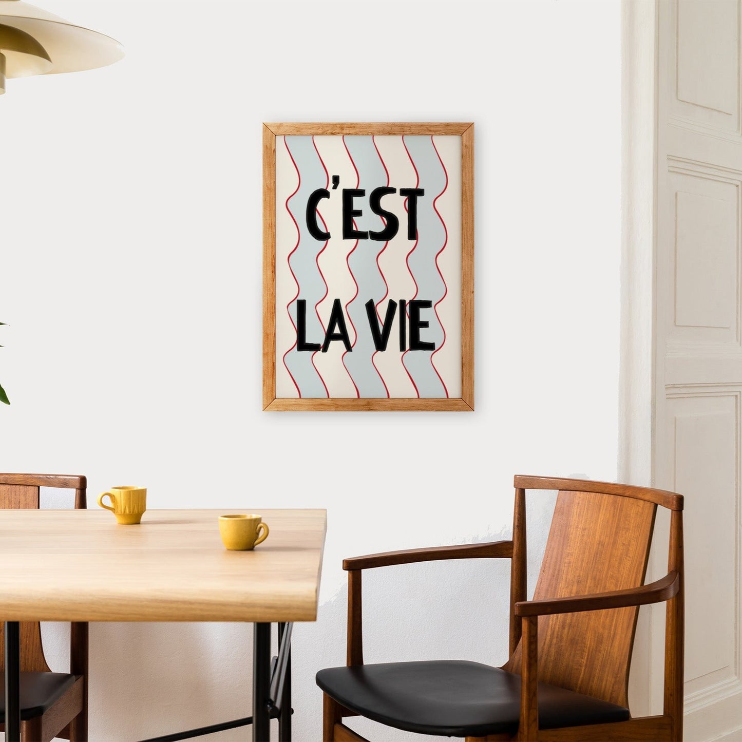 C'est Lie Vie French Retro Giclée Art Print