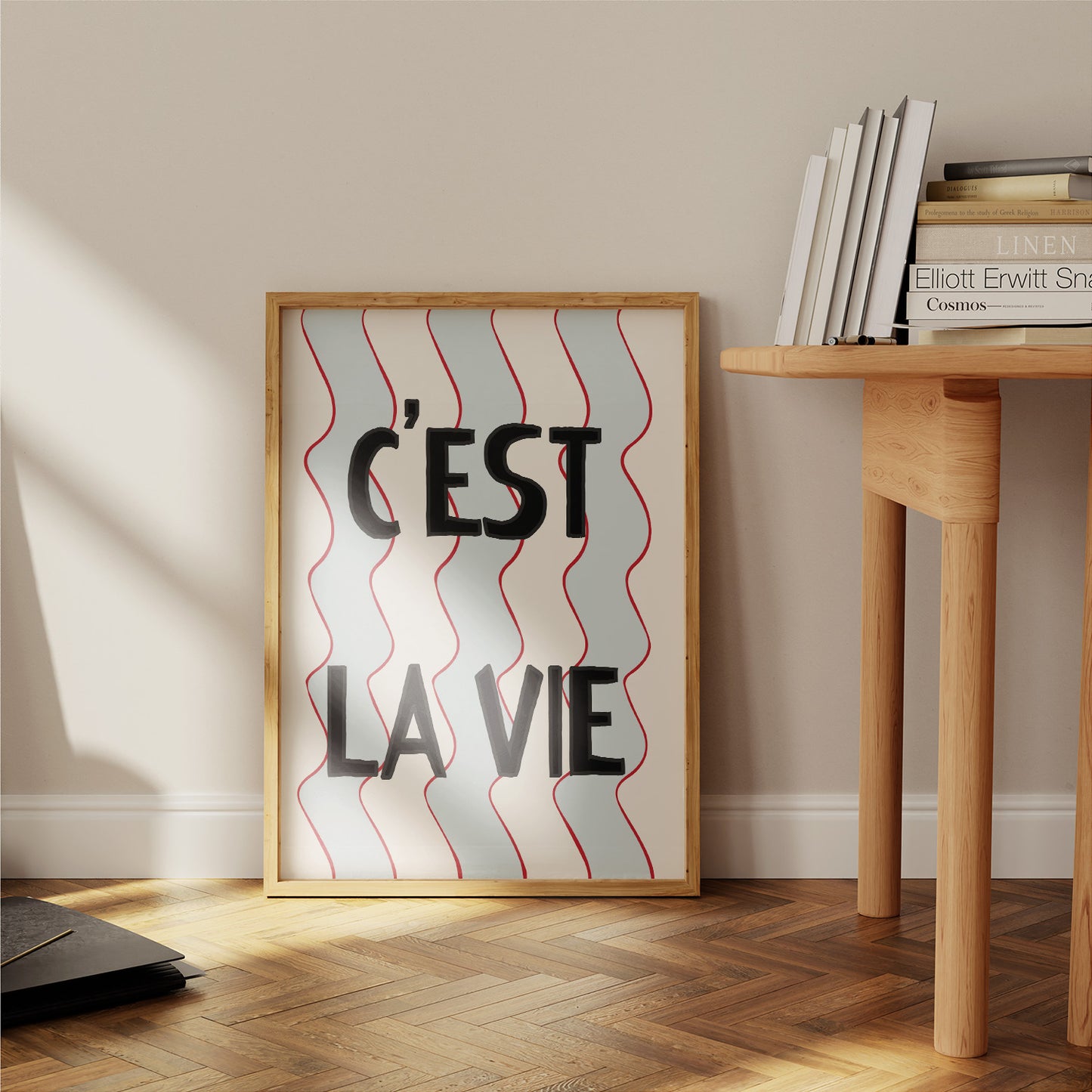 C'est Lie Vie French Retro Giclée Art Print
